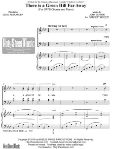 There Is a Green Hill Far Away (Breeze – SATB)