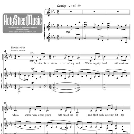 savior of my soul sheet music pdf free download in english