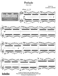 Prelude (Piano Solo – Dan Carter)